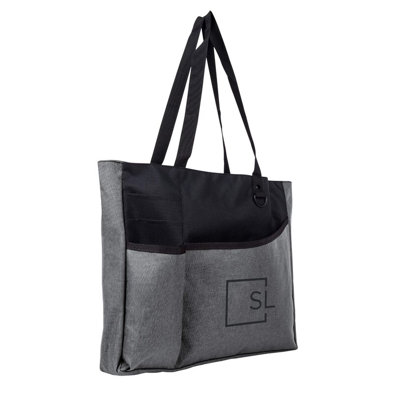 Main Product Image for Custom Printed Delegate Heathered Tote Bag