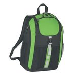 Deluxe Backpack - Lime With Black