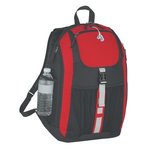 Deluxe Backpack - Red With Black