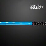Deluxe Ninja LED Swords w/ Clanging Sounds - Blue-red