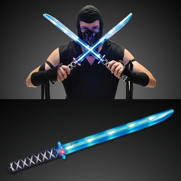 Main Product Image for Custom Printed Ninja LED Swords w/ Clanging Sounds