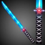 Deluxe Ninja LED Swords w/ Clanging Sounds -  