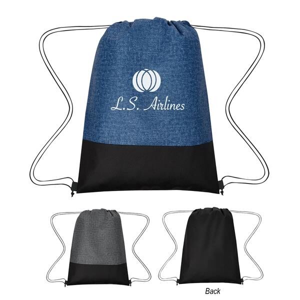 Main Product Image for Giveaway Denim Delight Non-Woven Drawstring Bag