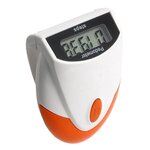 Designer Top-View Pedometer - Orange