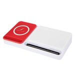 Desk Organizer With Wireless Charger & Dry Erase Board -  