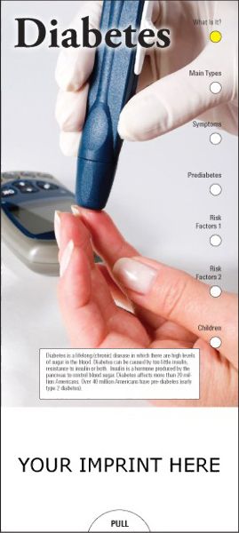 Main Product Image for Diabetes Slide Chart