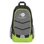 Diamond Lattice Accent Backpack - Lime