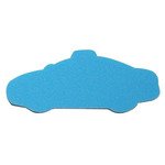Die Cut Eraser - Police Car - Blue