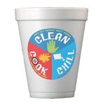 Digital 10 oz. Foam Cup -  