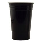 Digital 16 oz. Double Wall Party Cup - Black