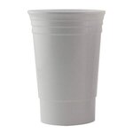 Digital 20 oz. Single Wall Party Cup - White