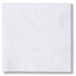 Digital 3-Ply Dinner Napkin - White