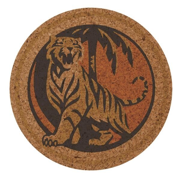 Main Product Image for 3.5" Round Cork Coaster - Digital