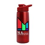 Digital Metalike Flair Bottle - Snap Lid - Red