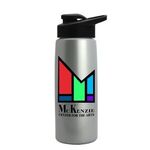 Digital Metalike Flair Bottle - Snap Lid - Silver