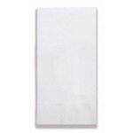 Digital White 1-Ply Dinner Napkins 1/8 fold (4"x 8")