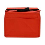 Dimples Non-Woven Cooler Bag - Red