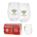 Dishwasher Safe Govino®16oz Wine Glass 2 Pack - Clear