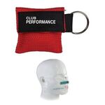 Disposable CPR Face Mask Keychain -  