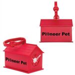Dog House Waste Bag Dispenser - Red