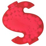 Dollar $ Sign Credit Card Mints - Translucent Red