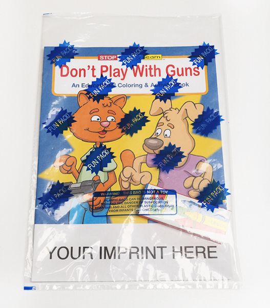 Main Product Image for Don't Play With Guns Coloring And Activity Book Fun Pack