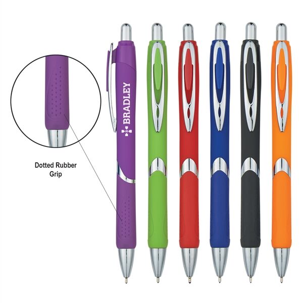 Main Product Image for Custom Printed Dotted Grip Sleek Write Pen