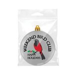 Double Sided Flat Fundraising Shatterproof Ornaments -  