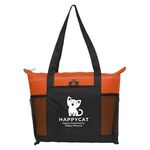 Downtown - Non-Woven Tote Bag - Orange/Black