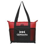 Downtown - Non-Woven Tote Bag - Red/Black