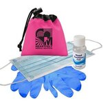 Drawstring Hand Sanitizer Pouch -  