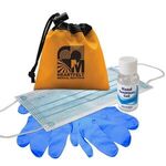 Drawstring Hand Sanitizer Pouch -  