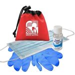 Drawstring Hand Sanitizer Pouch -  