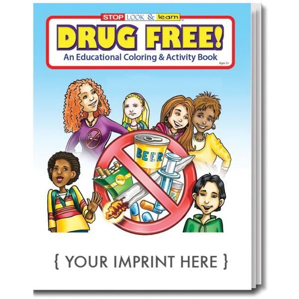 Main Product Image for Drug Free Coloring Book USA Made