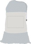 DUO MESH/POLYESTER LAUNDRY BAG - White