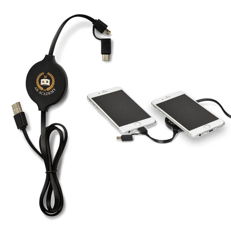 Main Product Image for Duo Wireless Charging Pad With Integrated Charging Cable