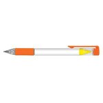Duplex Brights Highlighter and Pen (Digital Full Color Wrap) - Orange/White
