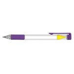 Duplex Brights Highlighter and Pen (Digital Full Color Wrap) - Purple/White