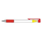 Duplex Brights Highlighter and Pen (Digital Full Color Wrap) - Red/White