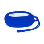 Durable Silicone Luggage Tag - Medium Blue