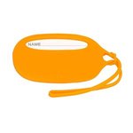 Durable Silicone Luggage Tag - Medium Orange