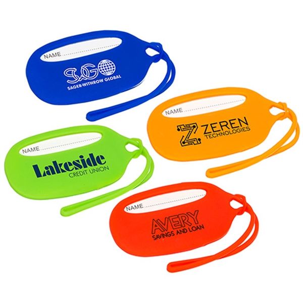 Main Product Image for Custom Durable Silicone Luggage Tag