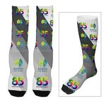 Dye Sublimated Crew (Athletic) Socks (Pair) - Full Color