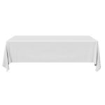 Dye-Sublimated Table Cloth - 8ft - White
