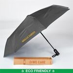 E-Z Folding Umbrella - Charcoal Gray