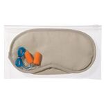 Ear Plugs And Eye Mask Set - Gray