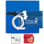 Buy Earbud Tech Kit With Microfiber Cleaning Cloth In Translucen