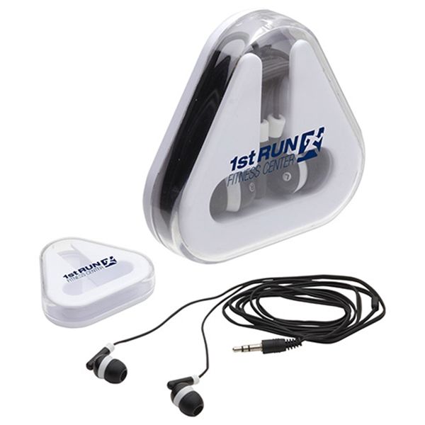 Main Product Image for Custom Tri-Caddy Earbuds With Case
