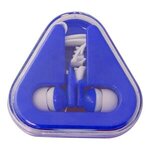Earbuds with Triangle Case - Blue