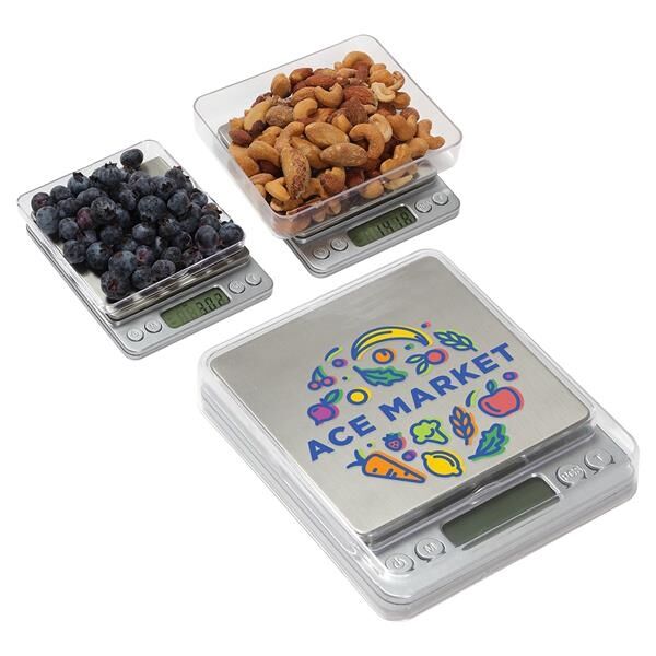 Main Product Image for Marketing Easy Measure Digital Kitchen Scale With Food Tray